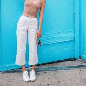 Rachel comey white jeans wide leg size 2